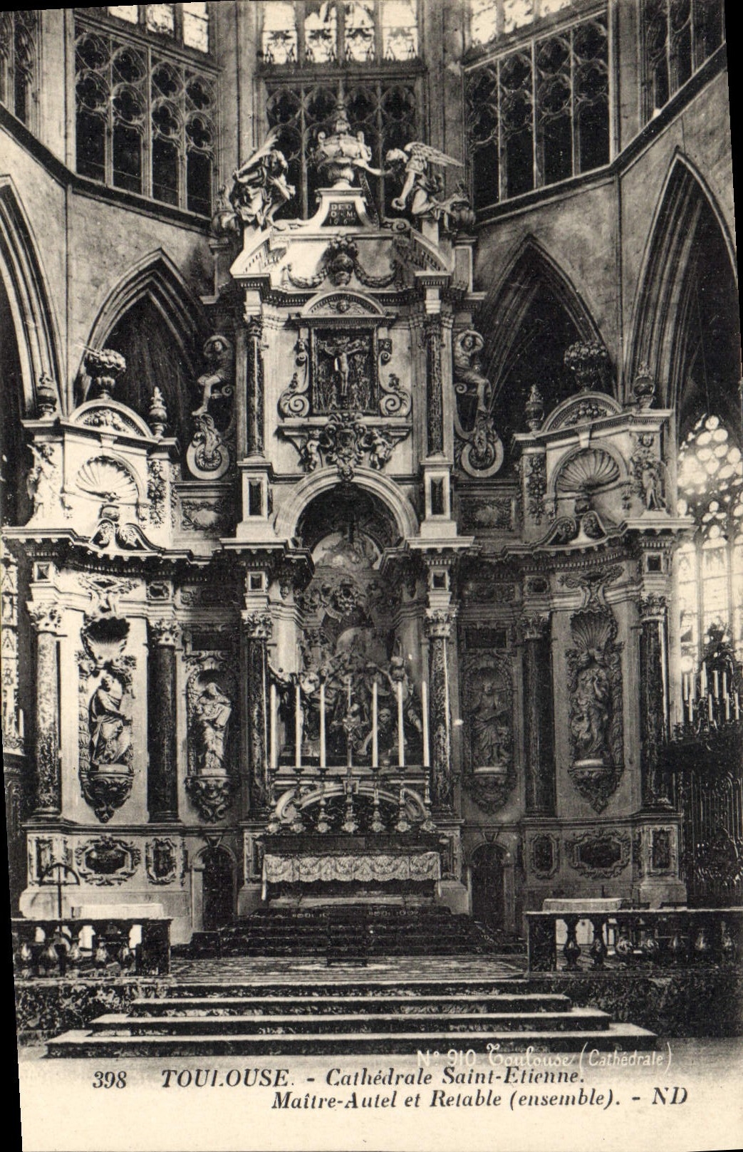 CPA Toulouse Cathedrale Saint Etienne Maitre Autel et Retable ensemble 
