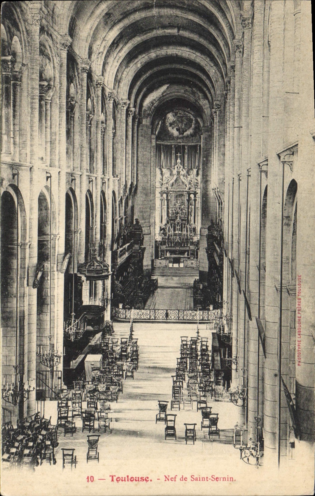 CPA Toulouse  Nef de Sain Sernin 
