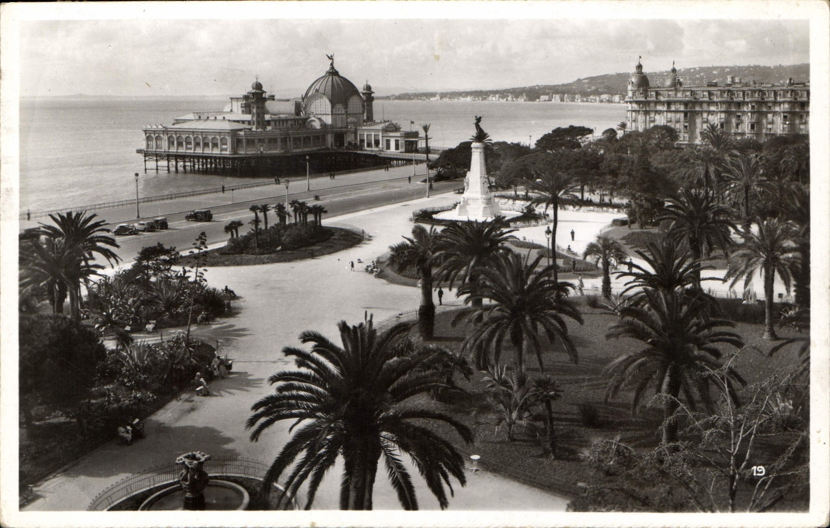 CPA Nice Jetee Promenade et Jardins Albert 