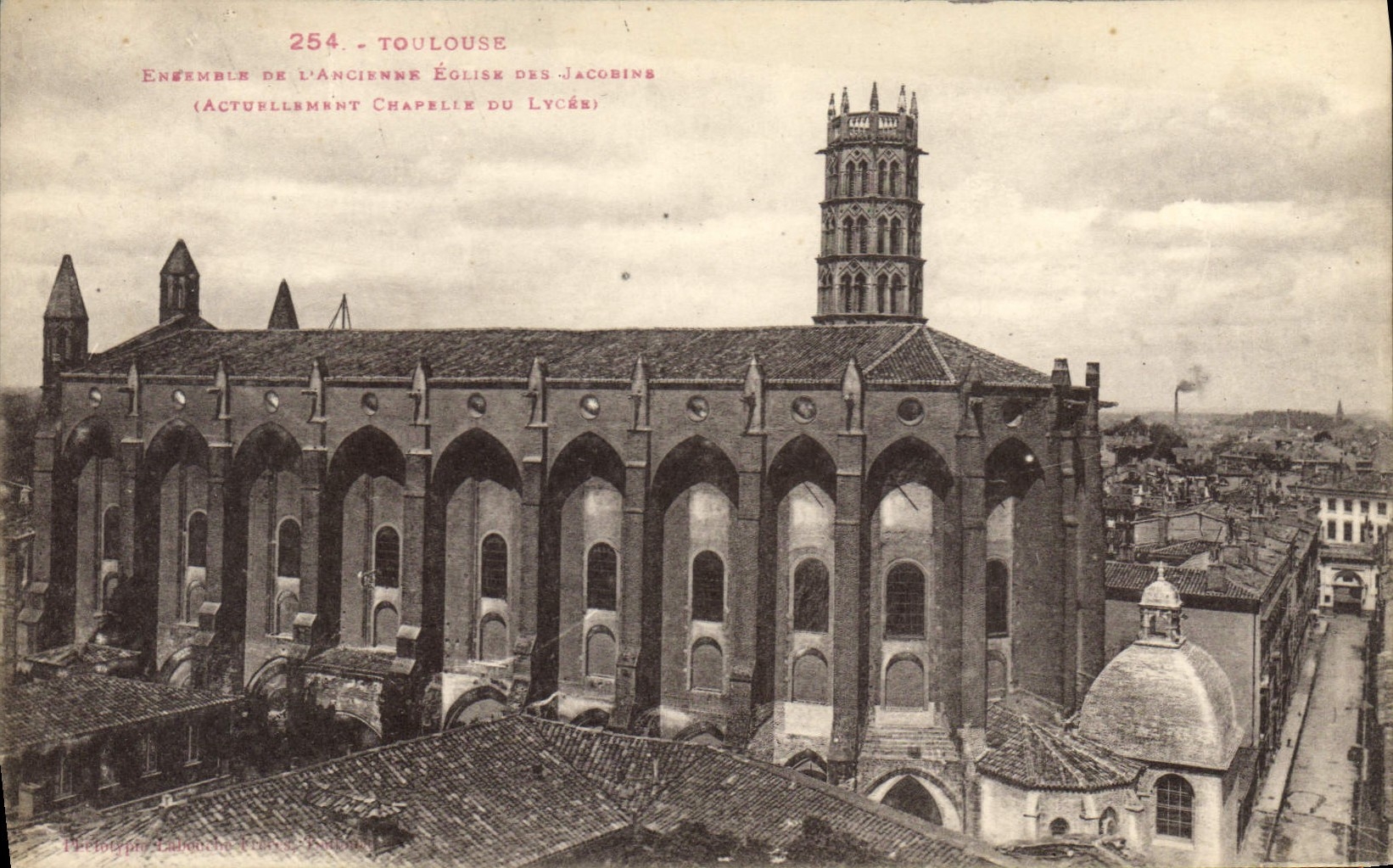 CPA Toulouse Ensemble de l'Ancienne Eglise des Jacorins
