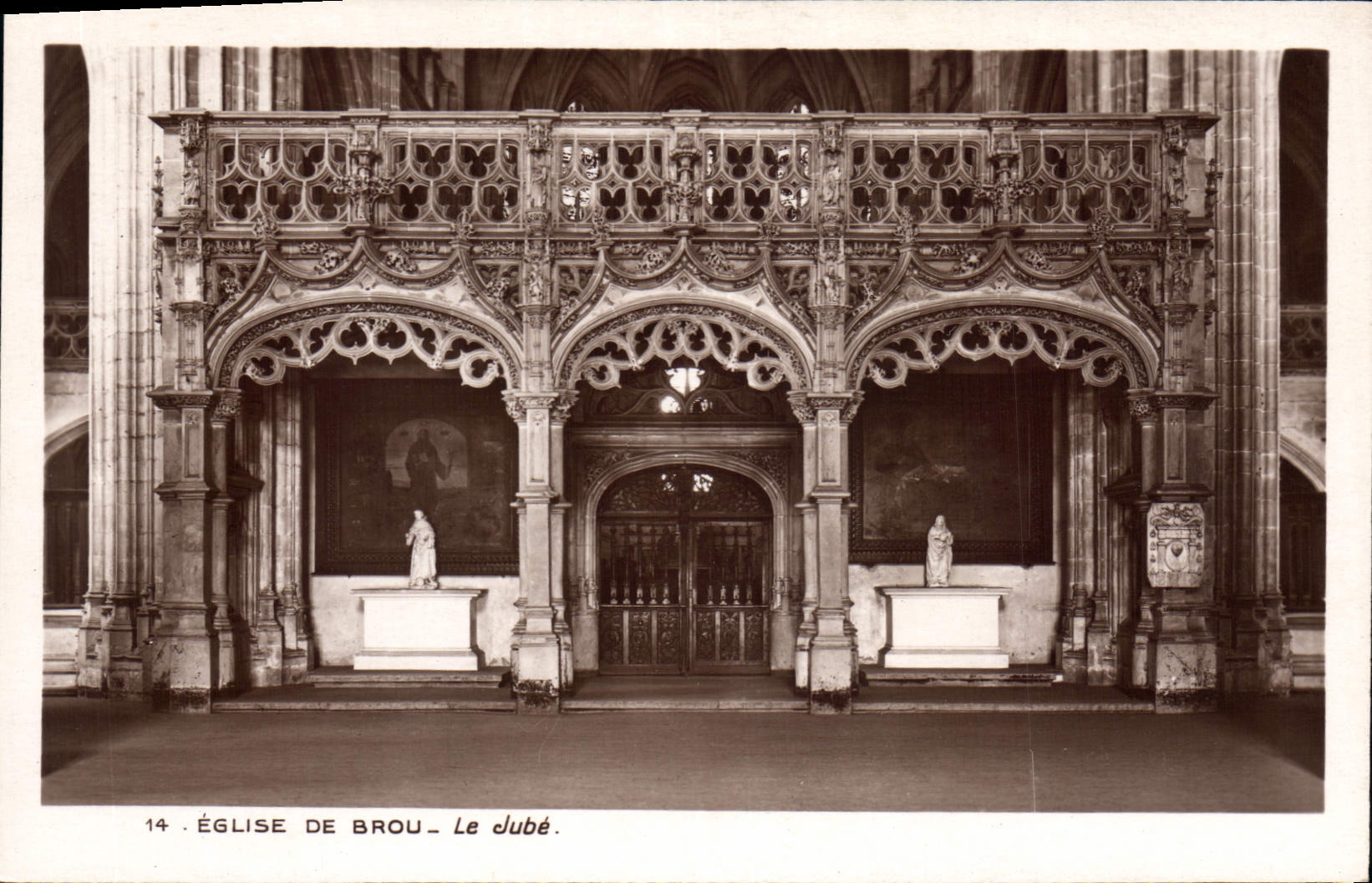CPA Eglise de Brou Le Jube 