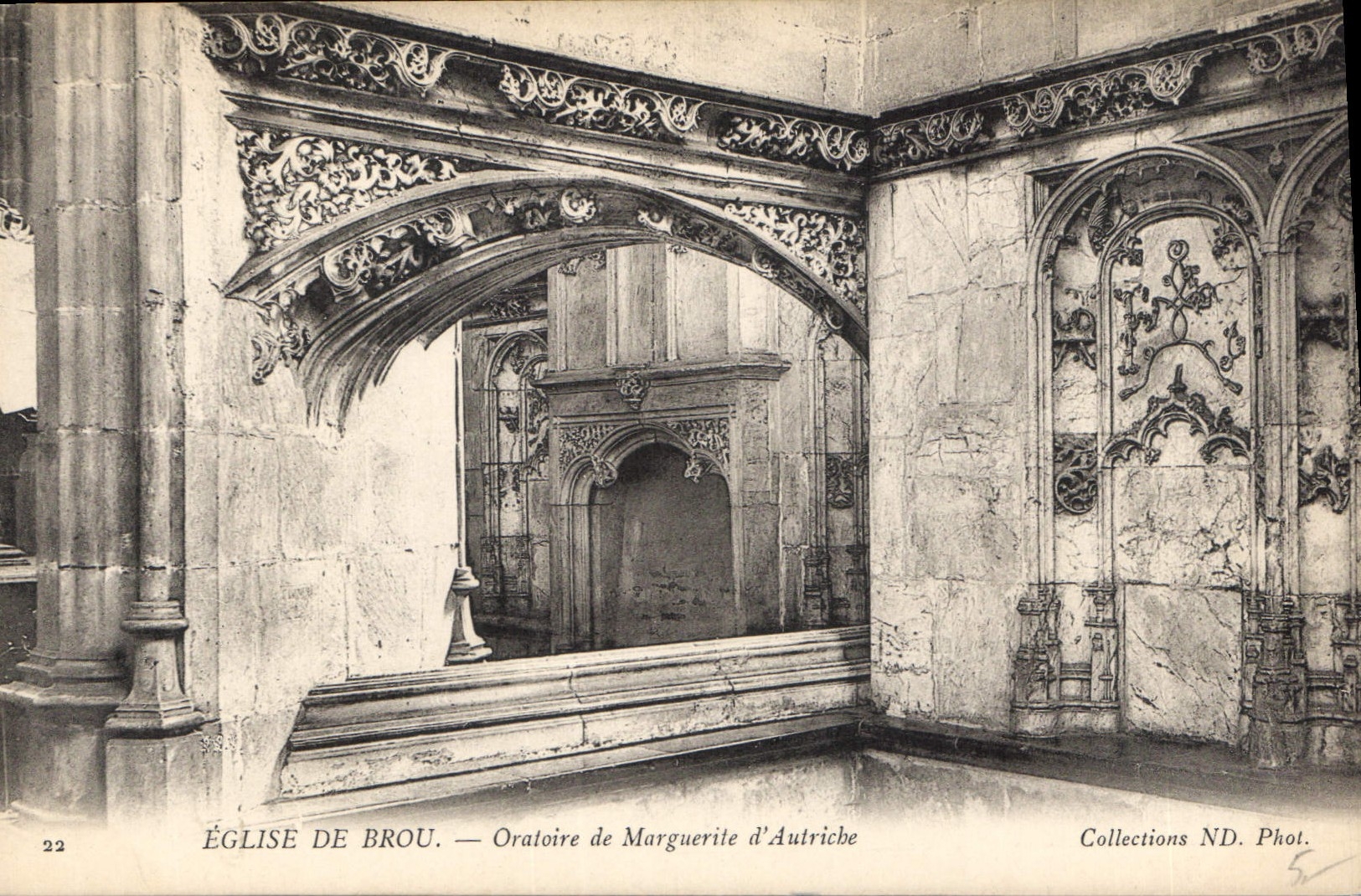 CPA Eglise de Brou Oratoire de Marguerite d'Autriche 