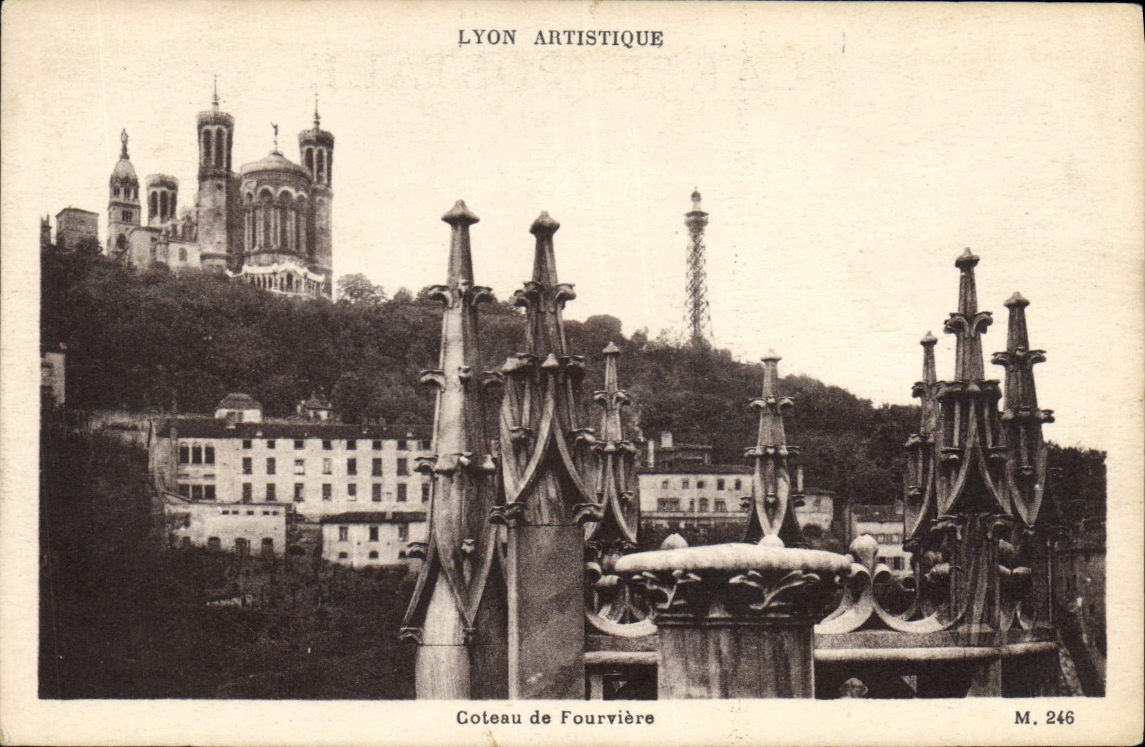 CPA Lyon Artistique Coteau de Fourviere 