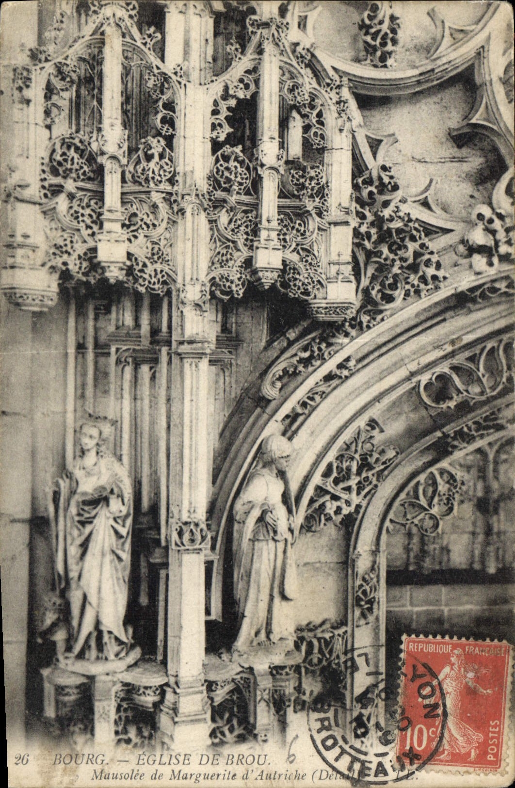 CPA Bourg Eglise de Brou Mausolee de Marguerite d'Autriche