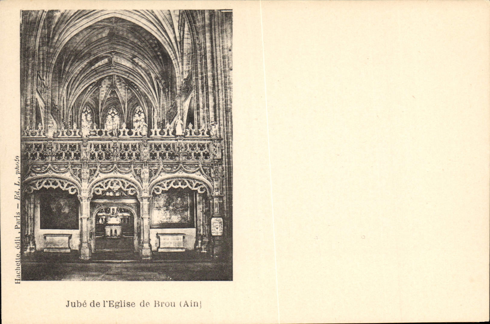 CPA Jube de l'Eglise de Brou Ain
