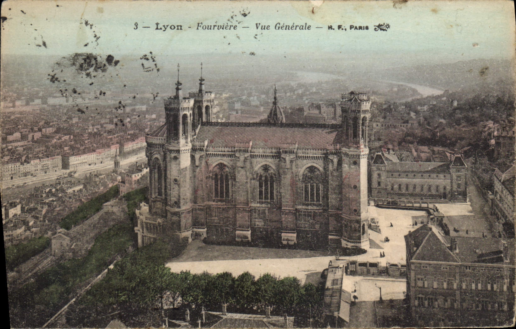 CPA Lyon Fourviere Vue generale 