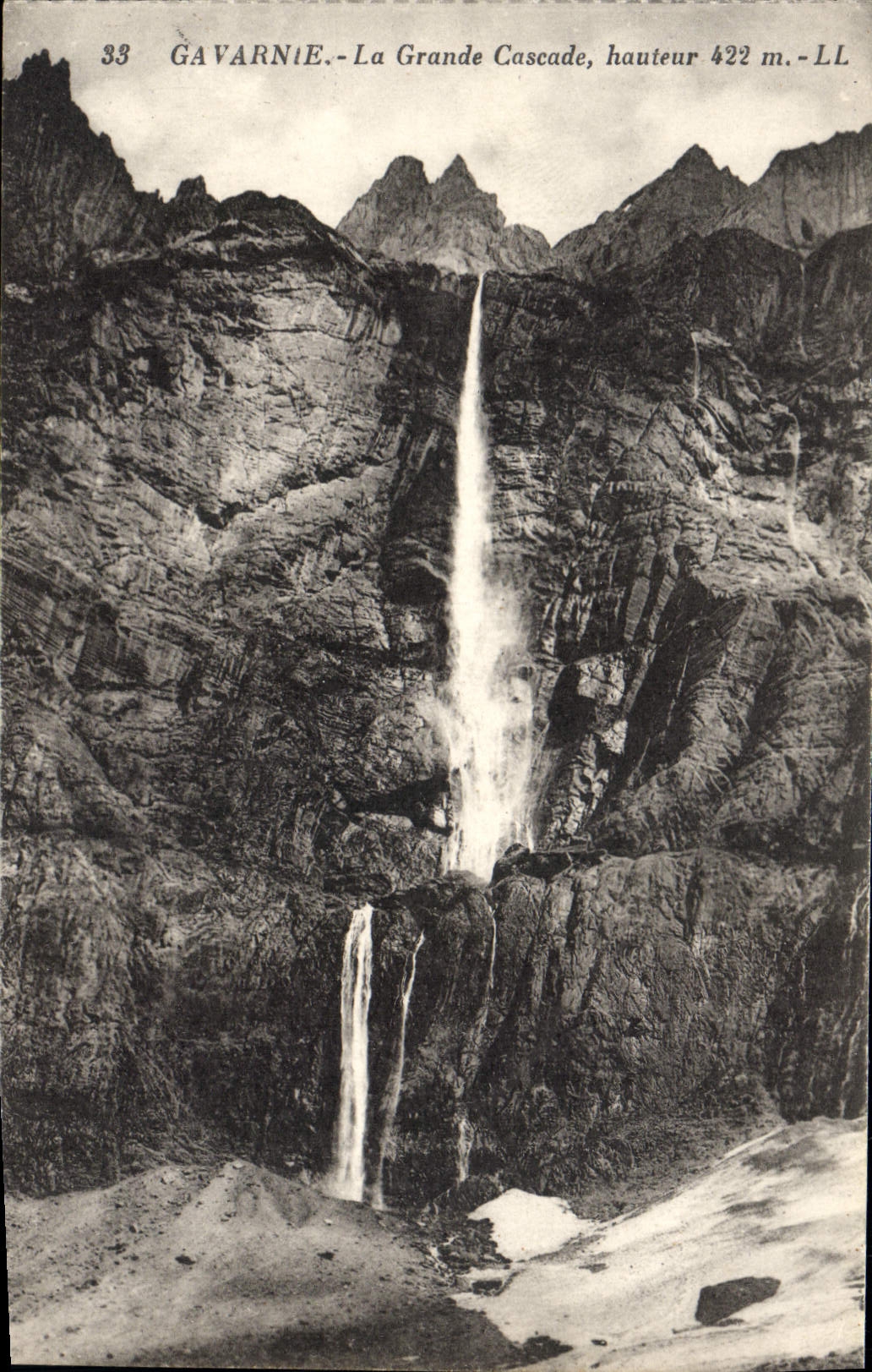 CPA Gavarnie la Grande Cascade 