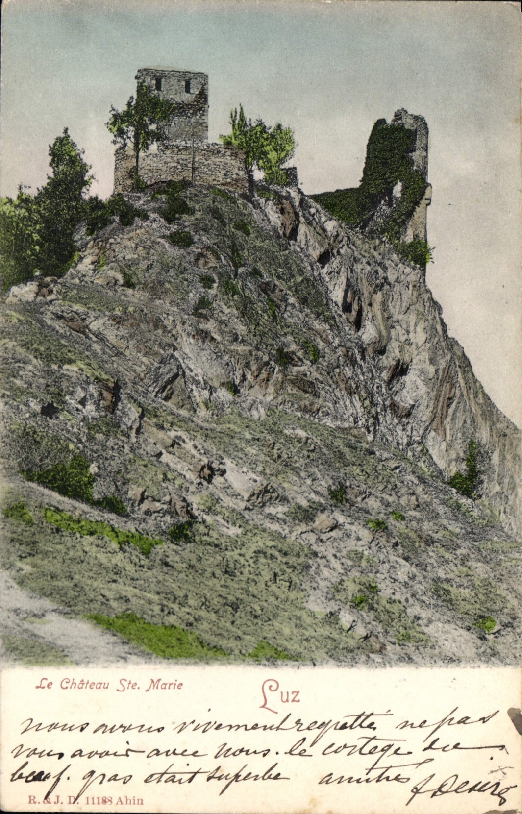 CPA Luz le Chateau Ste Marie 