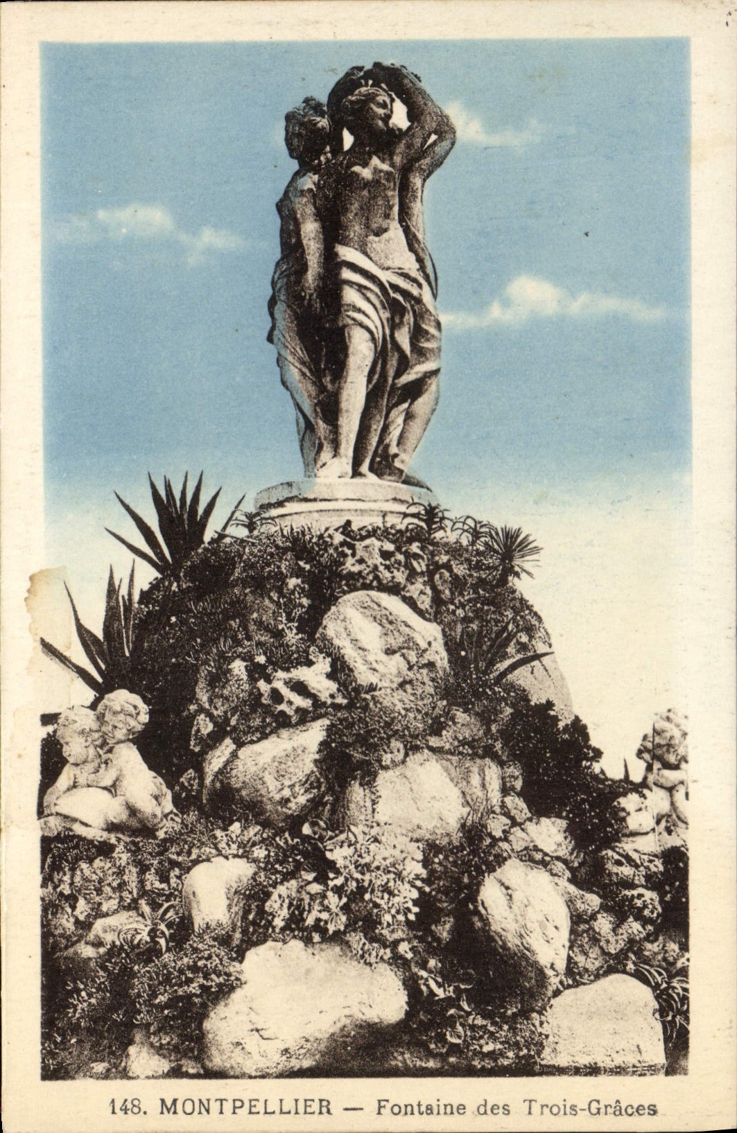 CPA Montpellier Fontaine des Trois Graces 