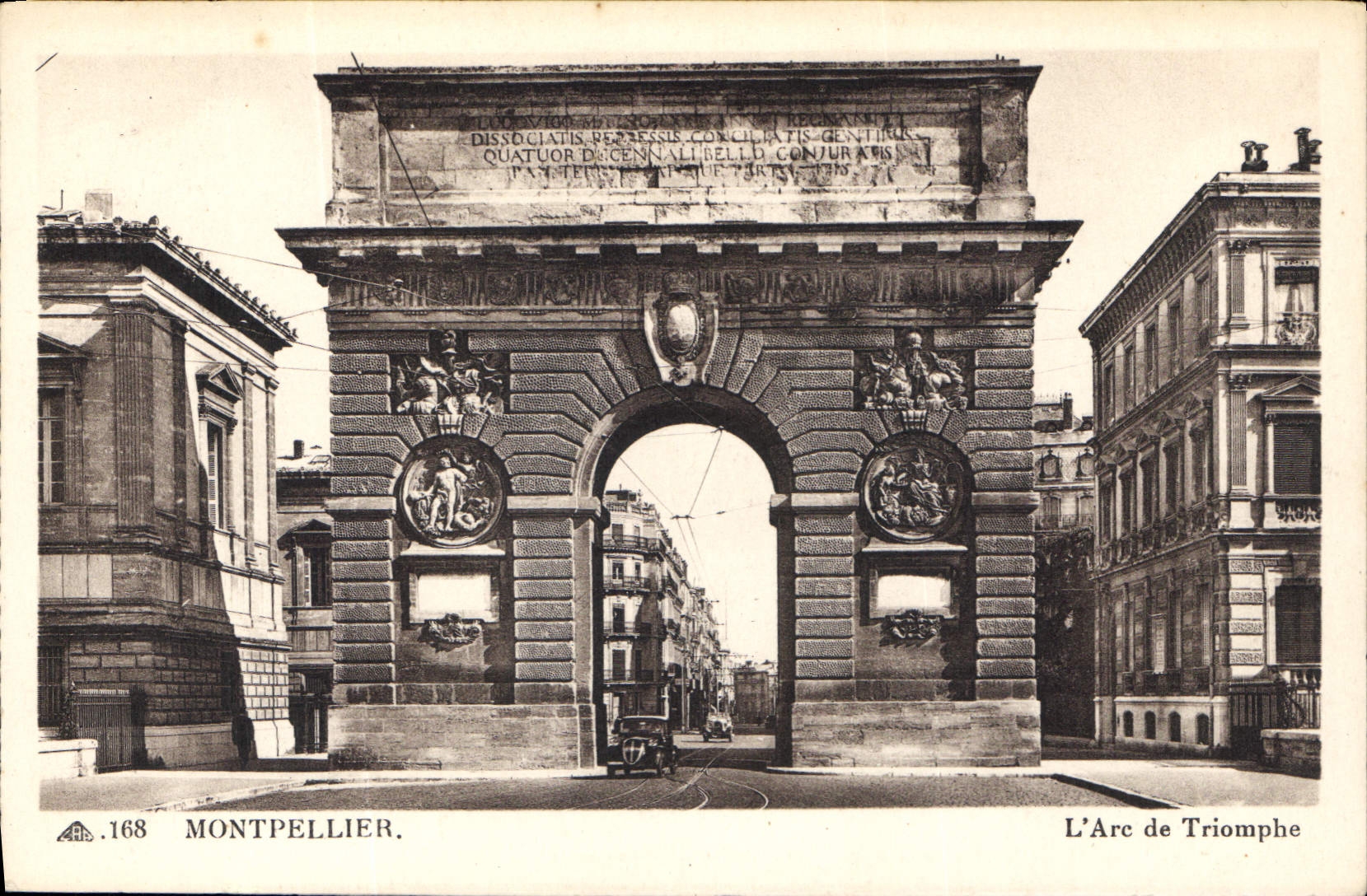 CPA Montpellier l'Arc de Triomphe 