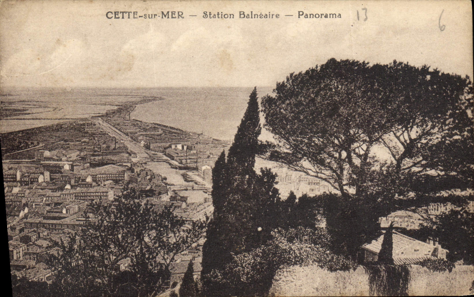 CPA Cette sur Mer Station Balneaire Panorama