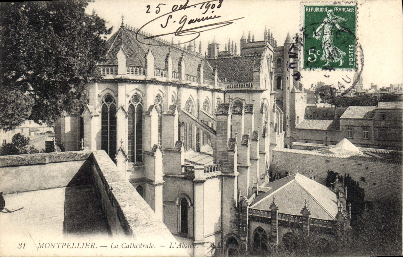 CPA Montpellier la Cathedrale l'Abside 
