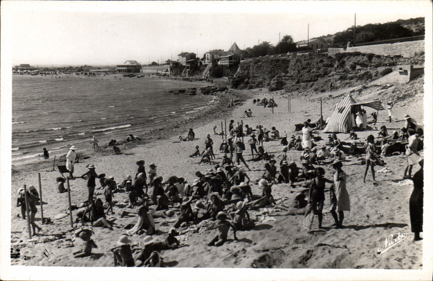 CPA Sete Plage de la corniche vue generale