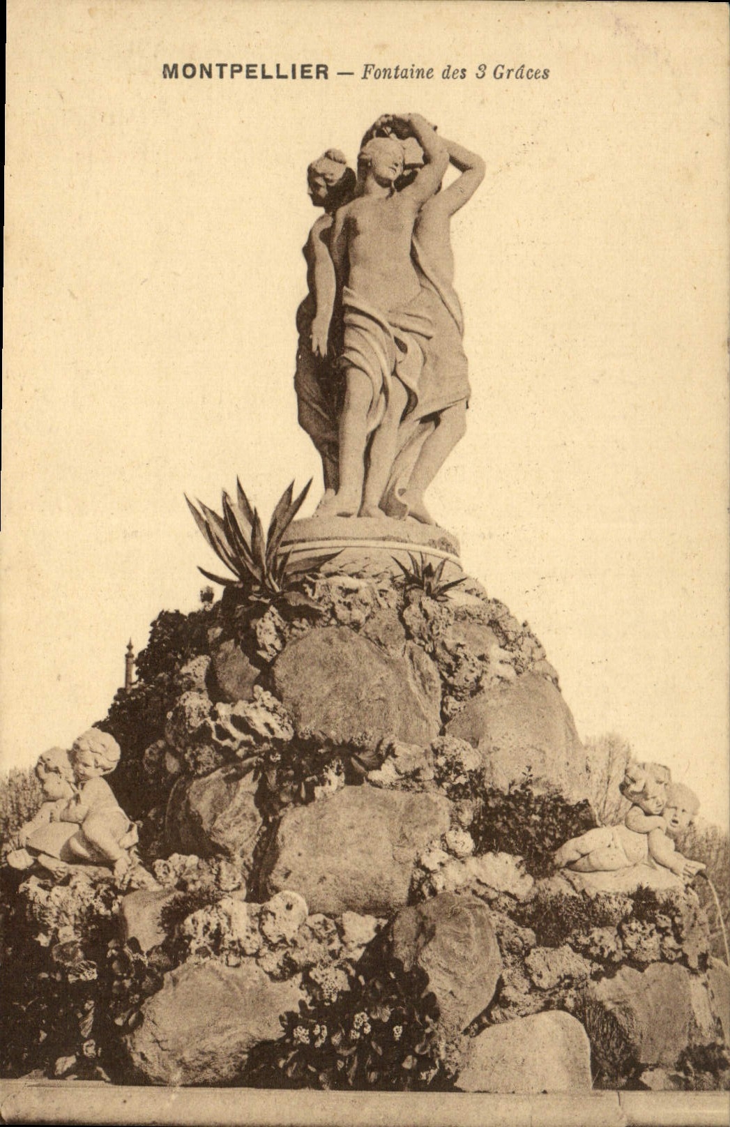 CPA Montpellier Fontaine des 8 Graces 