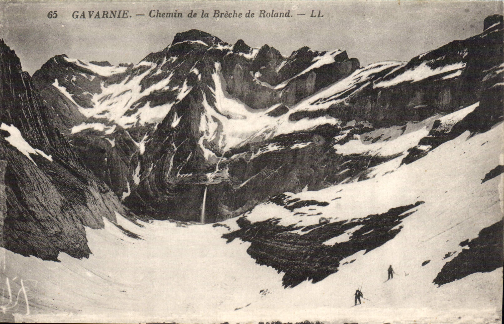 CPA Gavarnie Chemin de la Breche de Roland 