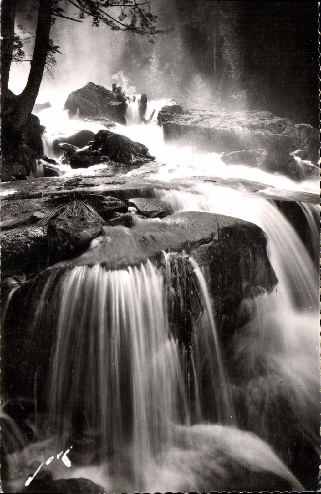 CPA Toute la France Ed Jove Pau Cauterets H p la Cascade du Pas de l'Ours 