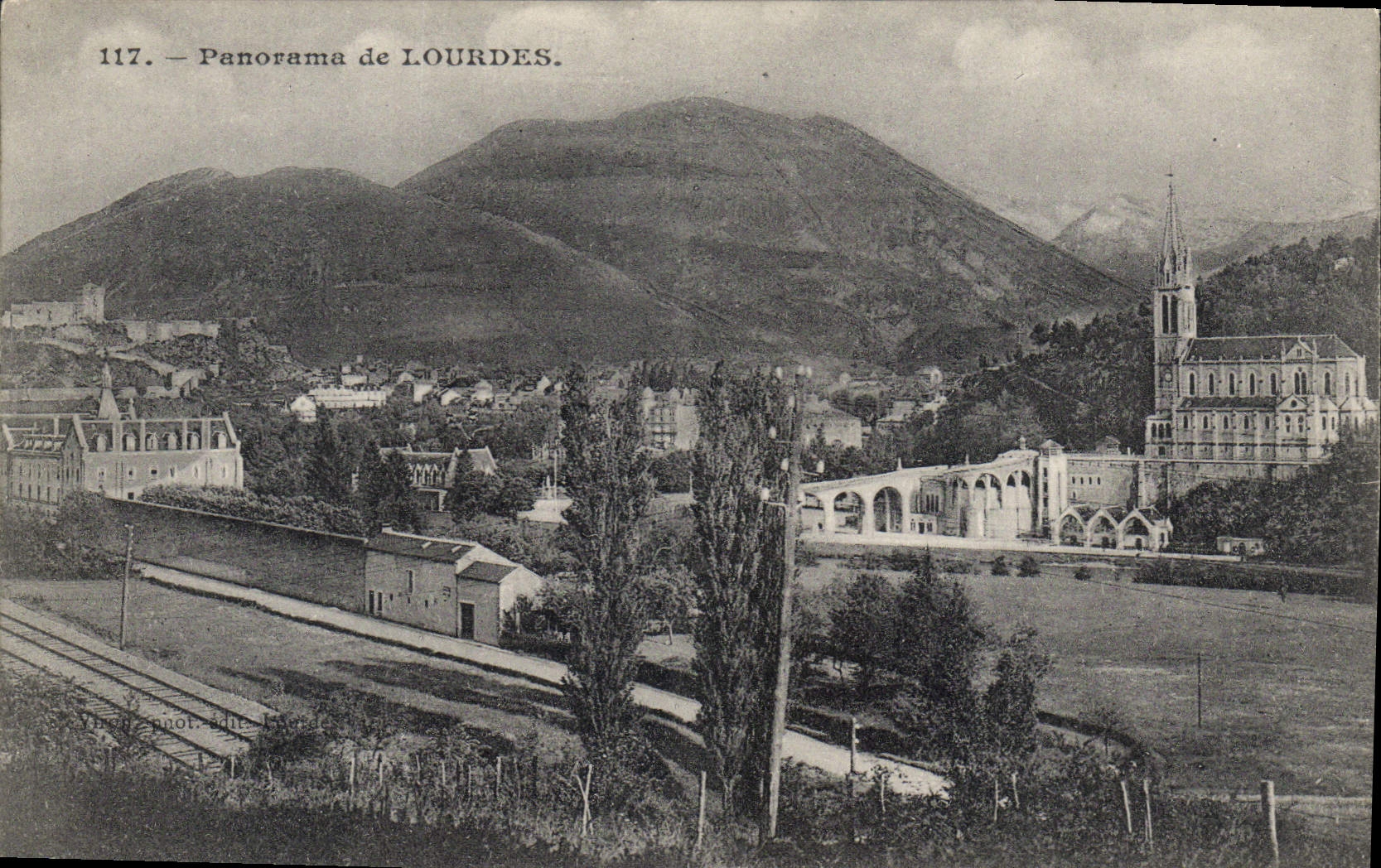 CPA Panorama de Lourdes 