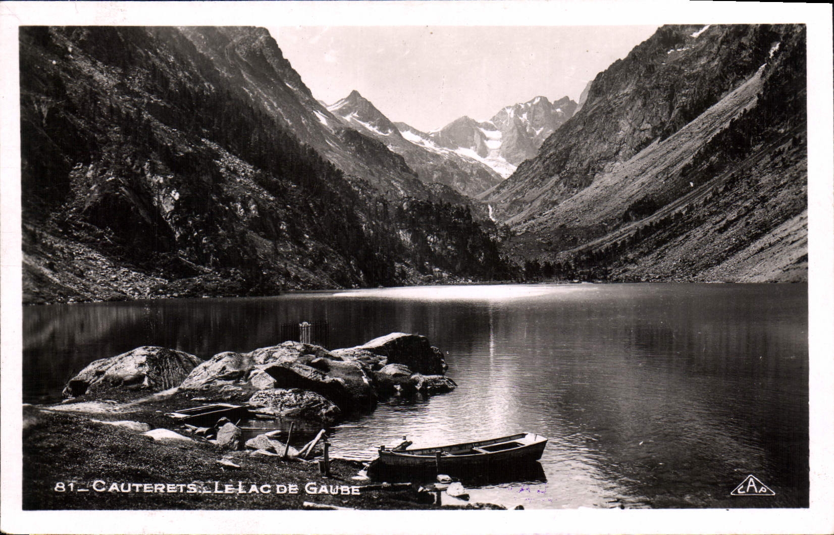 CPA Cauterets le Lac de Gaube 