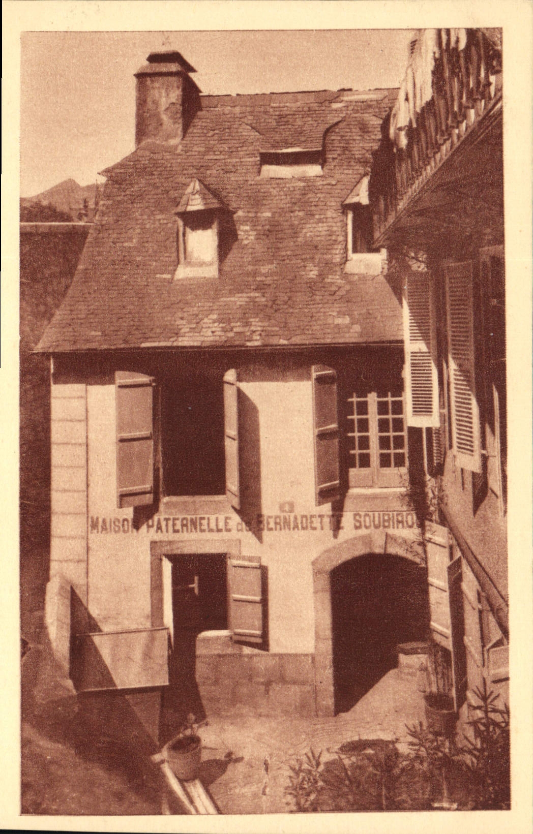 CPA Lourdes Maison Paternelle de Bernadette Soubirous 