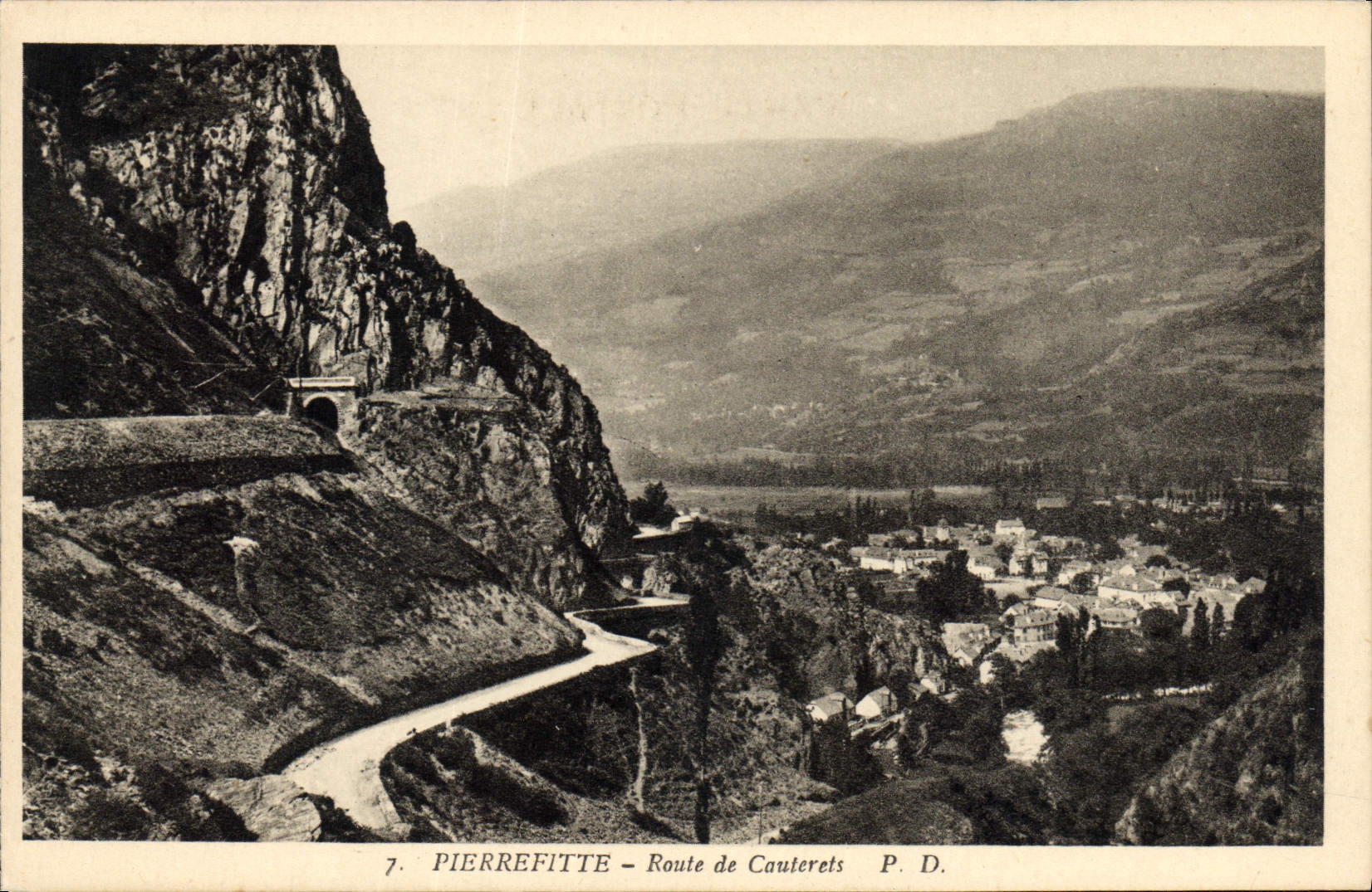 CPA Pierrefitte route de Cauterets 