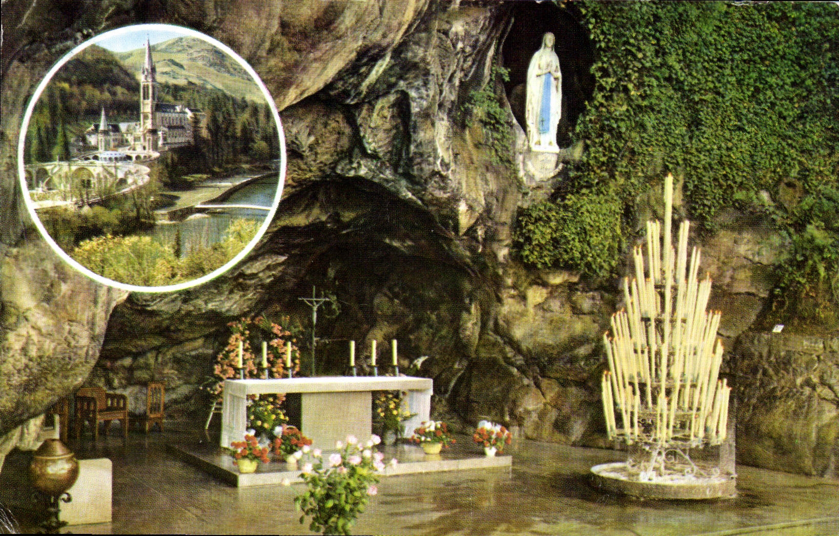 CPA Lourdes la Grotte Miraculeuse 