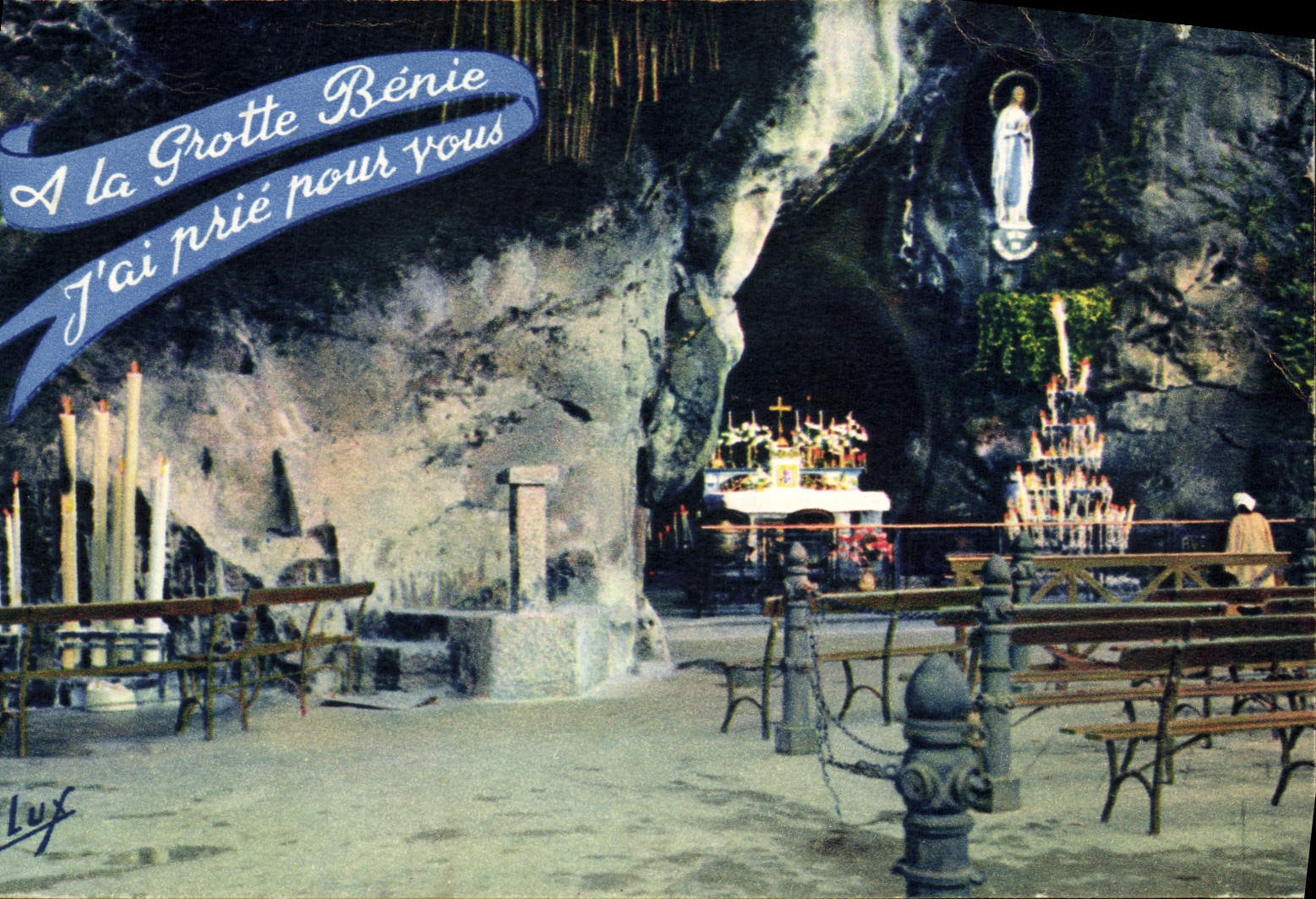 CPA Lourdes la Grotte Miraculeuse 