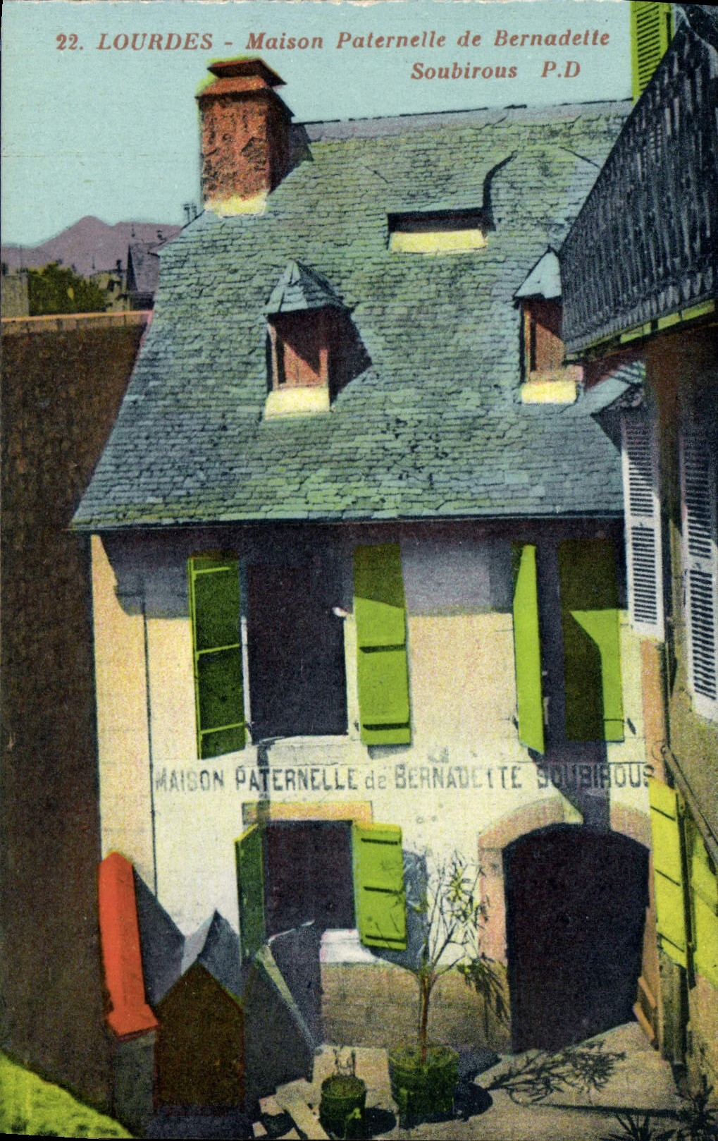 CPA Lourdes Maison Paternelle de Bernadette Soubirous 