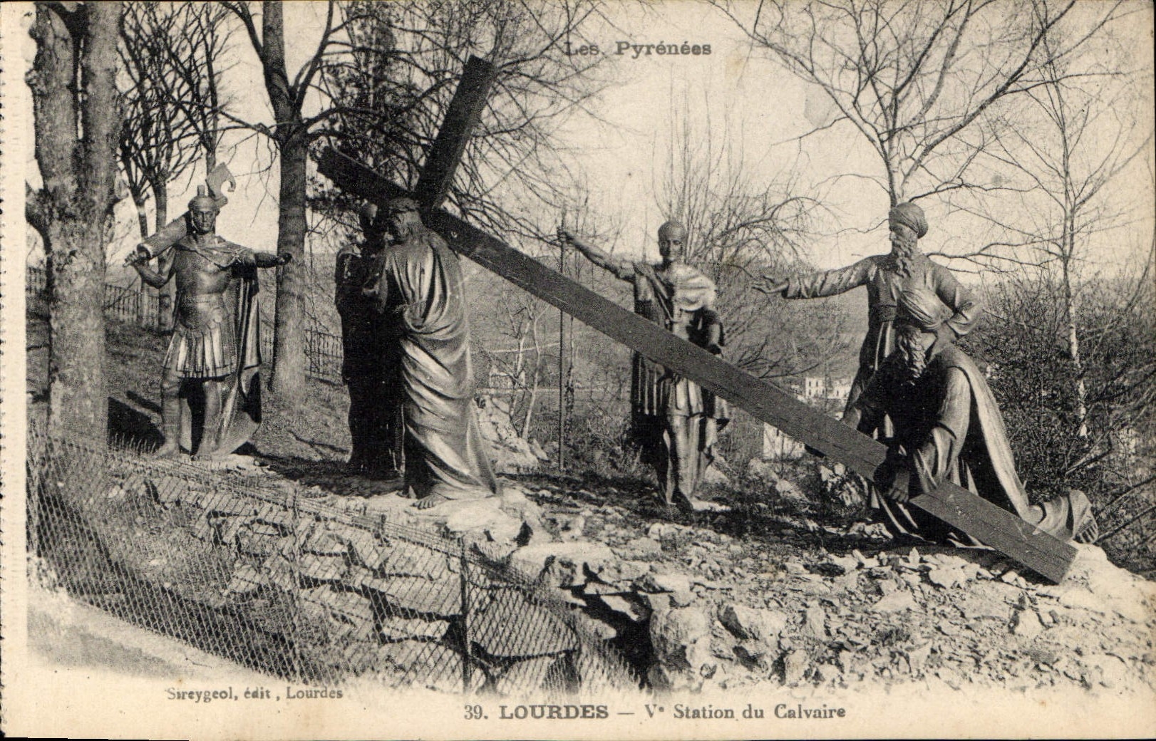 CPA Lourdes V Station du Calvaire 
