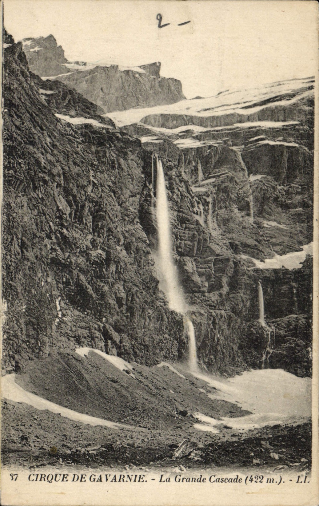 CPA Cirque de Gavarnie la Grande Cascade 