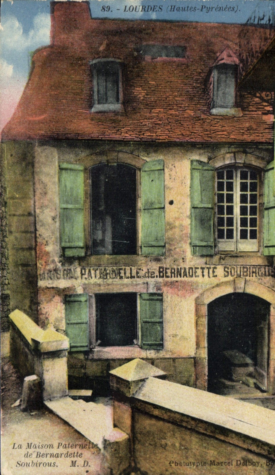 CPA Lourdes Hautes Pyrenees la Maison Paternelle de Bernadette Soubirous 