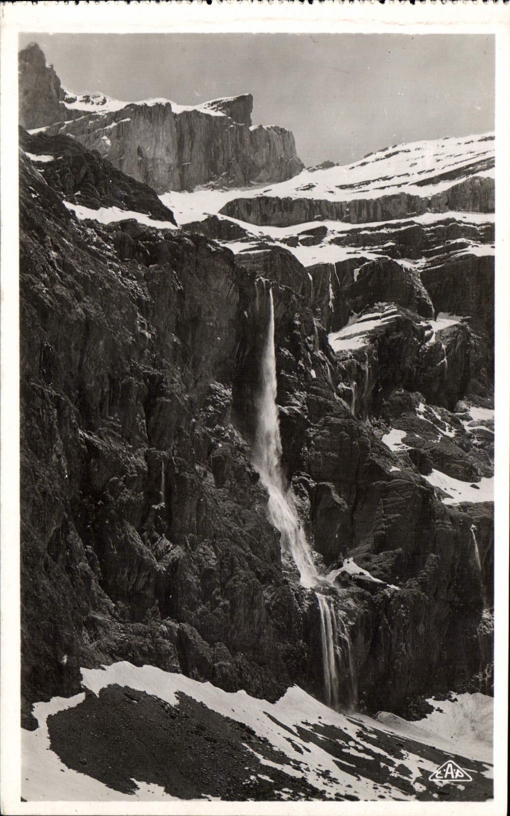 CPA Gavarnie la Grande Cascade 