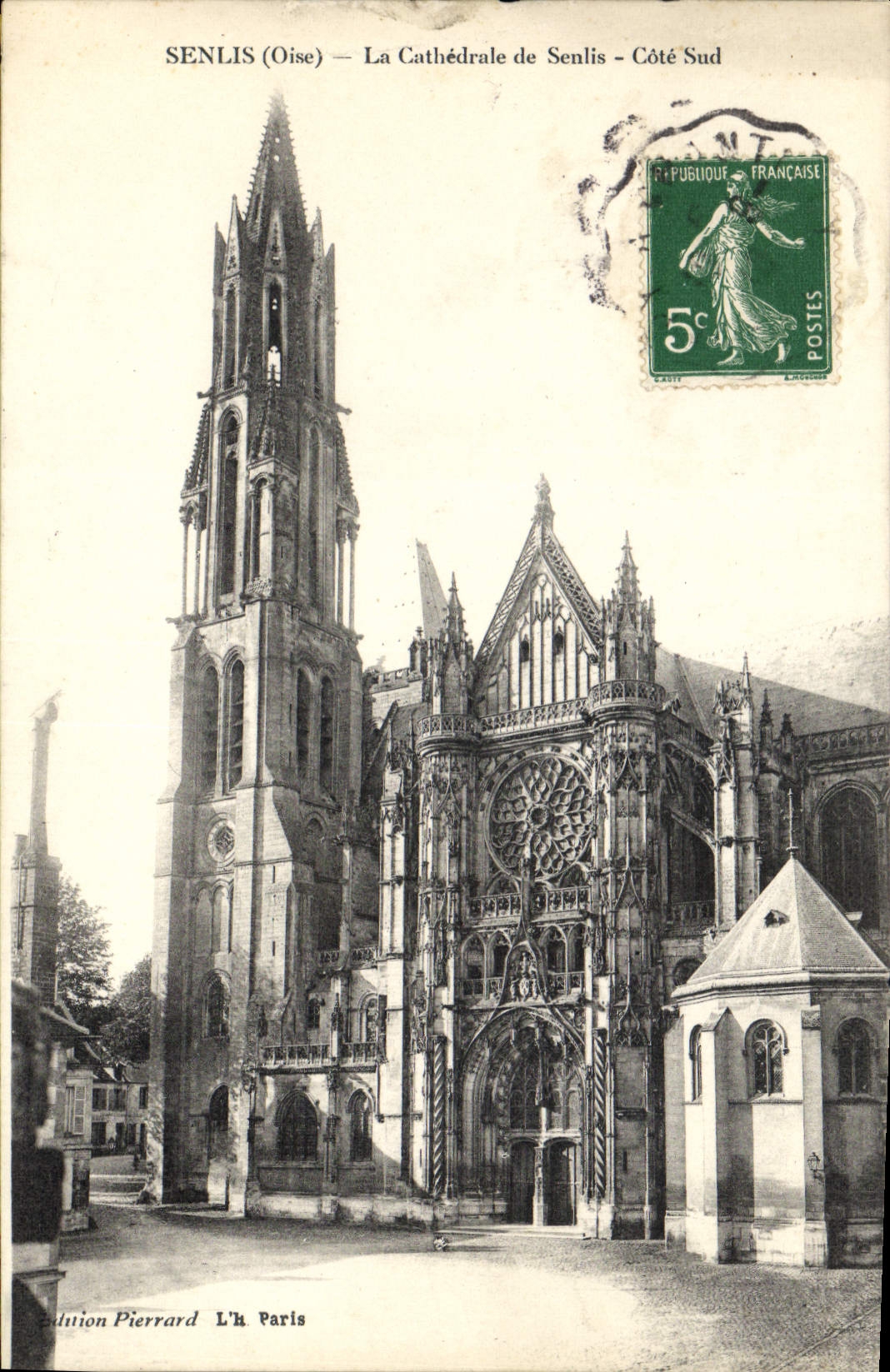 CPA Senlis Oise la Cathedrale de Senlis Cote Sud 