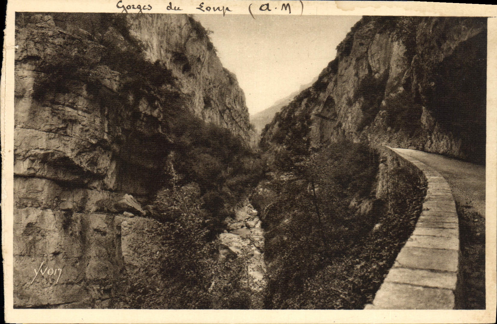 CPA Gorges du Loup A M 