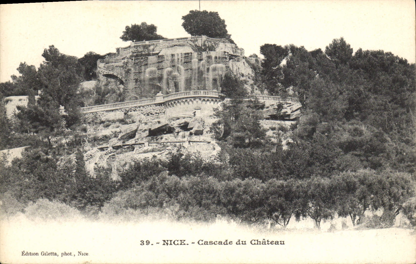CPA Nice Cascade du Chateau 
