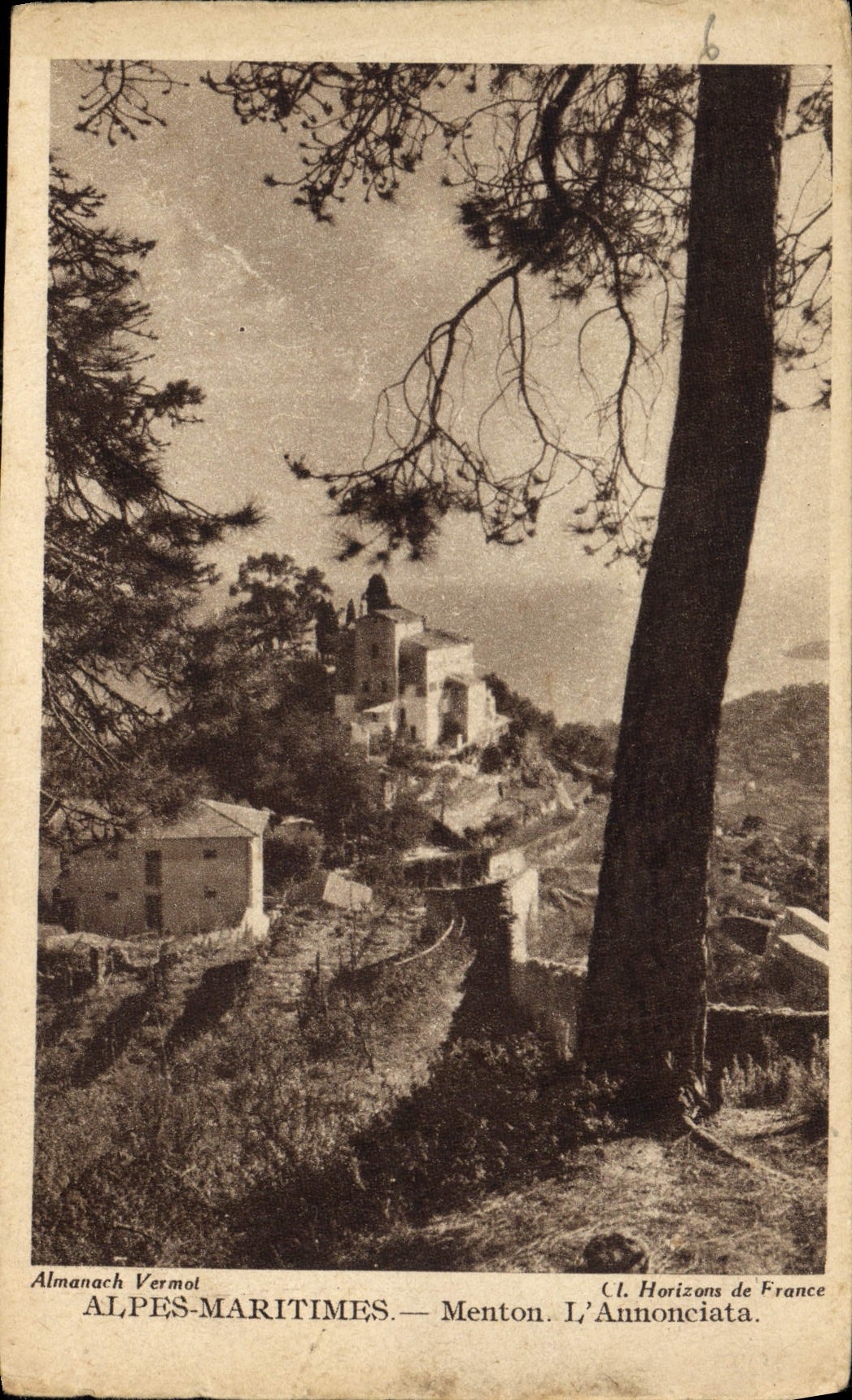 CPA Alpes maritimes Menton l'Annonciata 