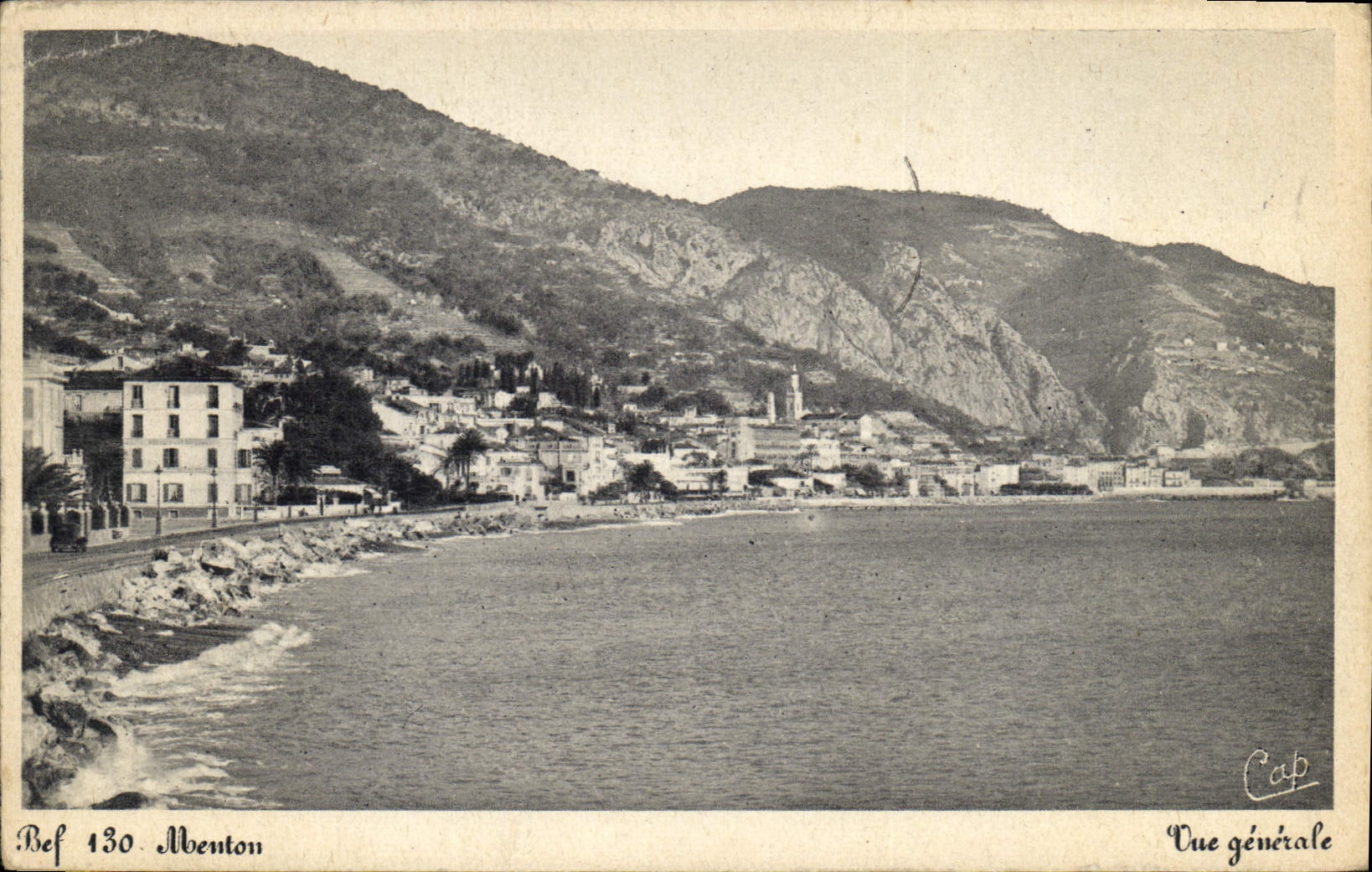 CPA Menton vue generale 