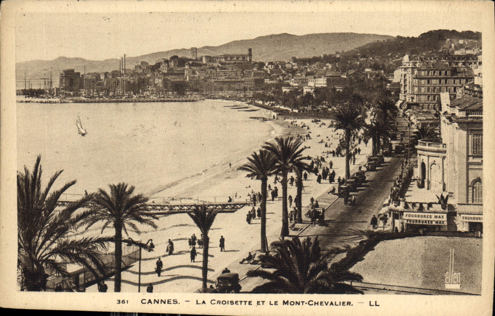 CPA Cannes La Croisette et le Mont Chevalier