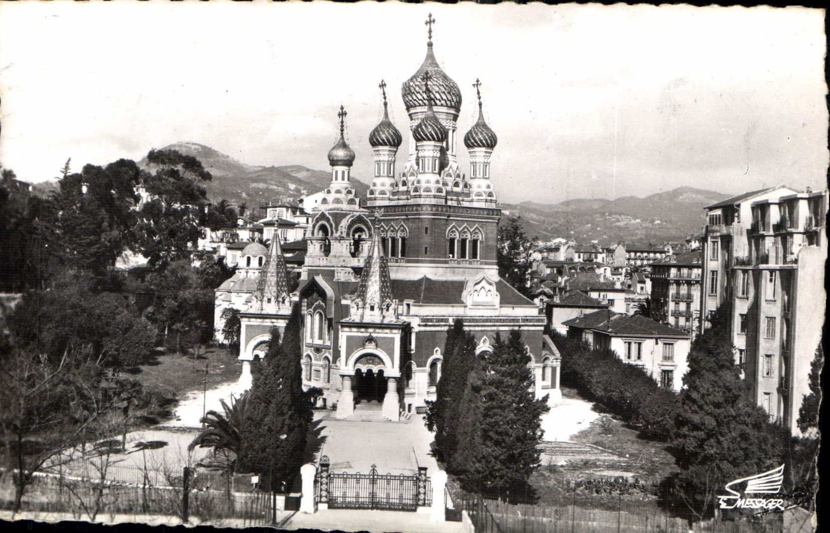 CPA La Cote d'Azur Nice L'Eglise Orthodoxe Russe Russia Russia