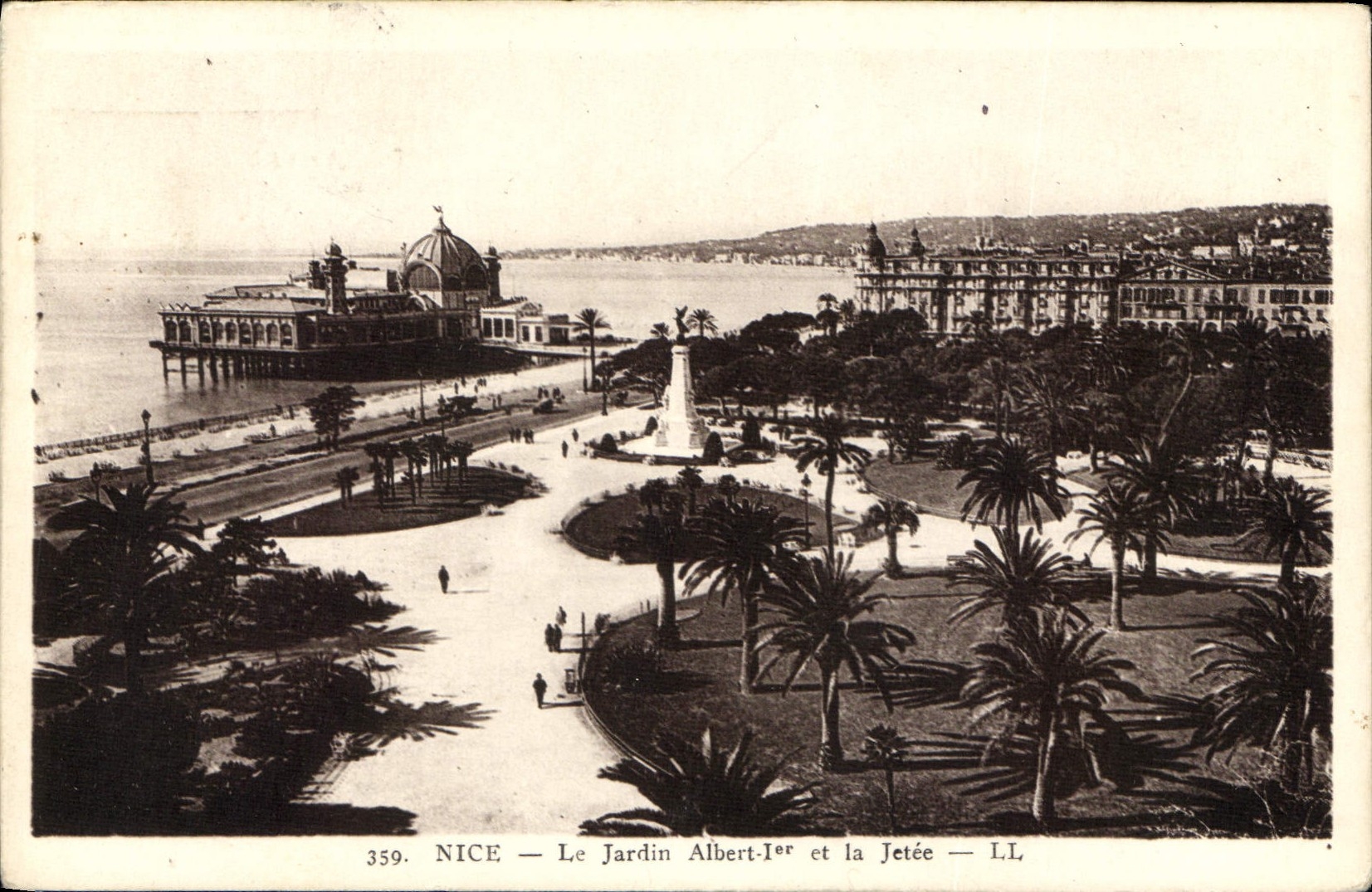 CPA Nice Le Jardin Albert Ier et la Jetee 