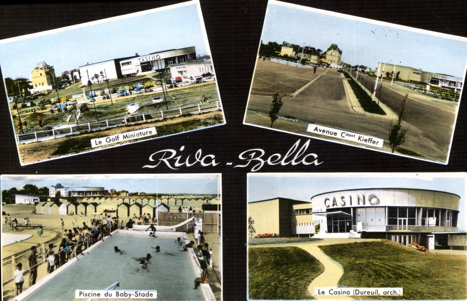 CPA Riva Bella Le golf miniature Avenue Kieffer Piscine de Baby Stade Casino