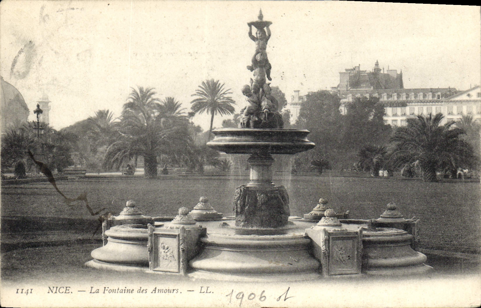 CPA Nice La Fontaine des Amours 