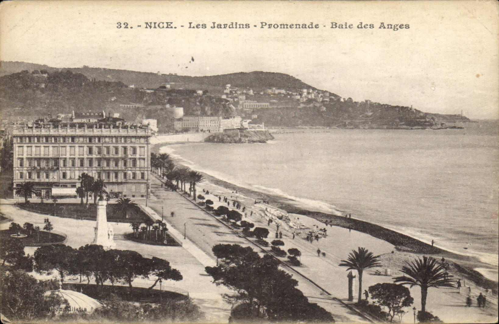 CPA Nice Les Jardins Promenade Baie des Anges