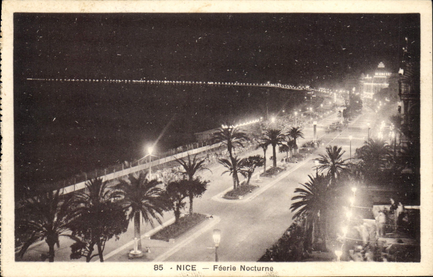 CPA Nice Feerie Nocturne 