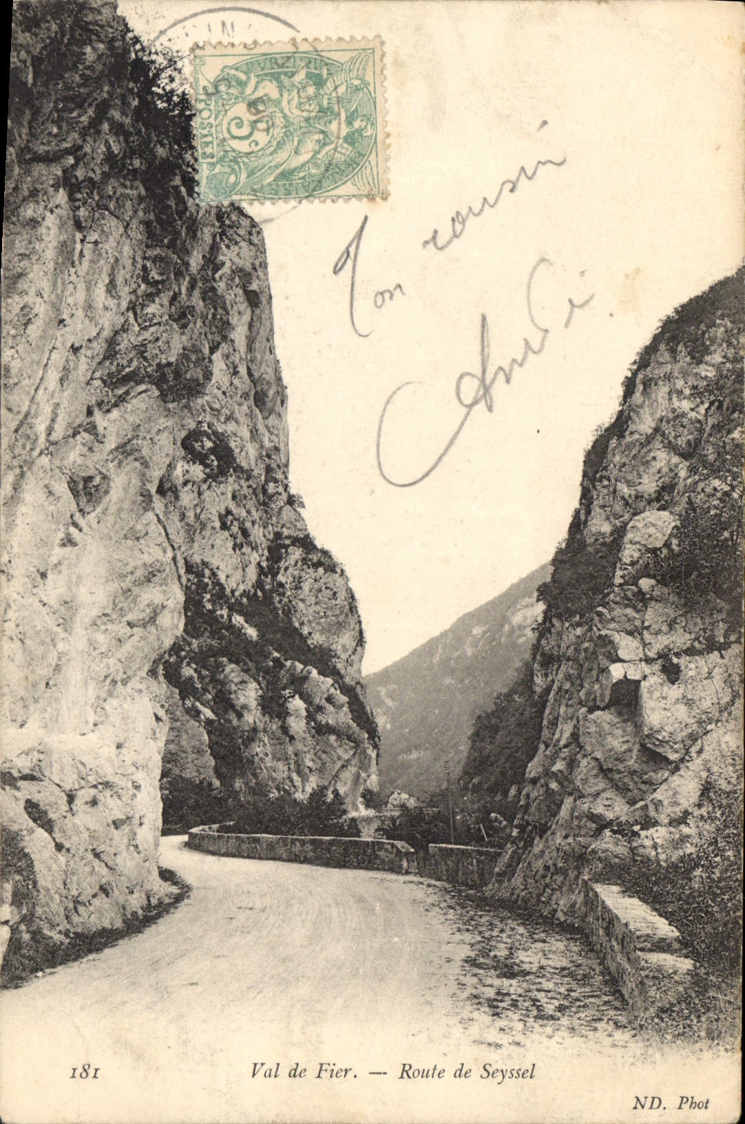 CPA Val de Fier Route de Seyssel 