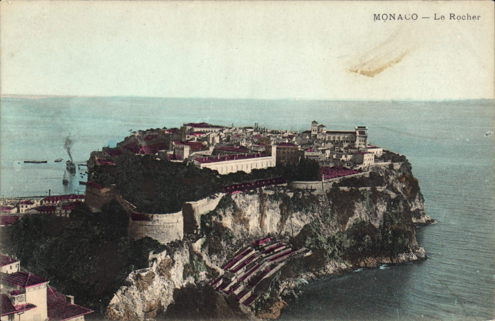 CPA Monaco Le Rocher 