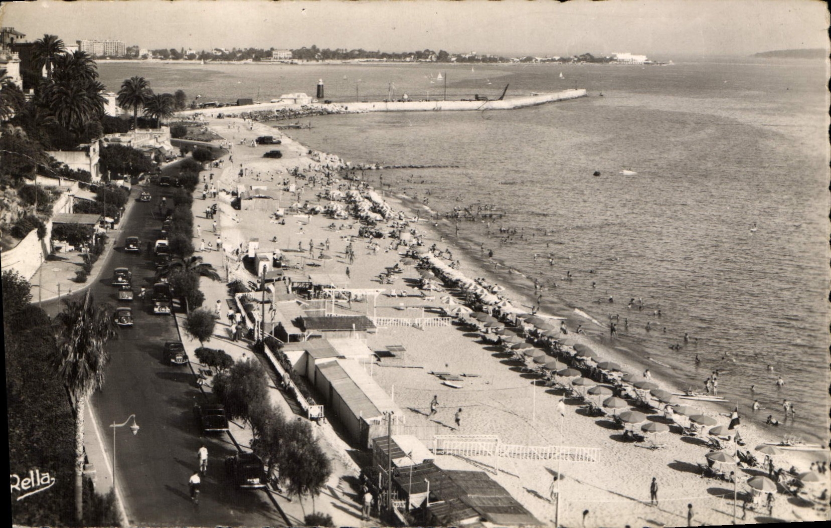 CPA La Cote d'Azur Cannes La Plage du 