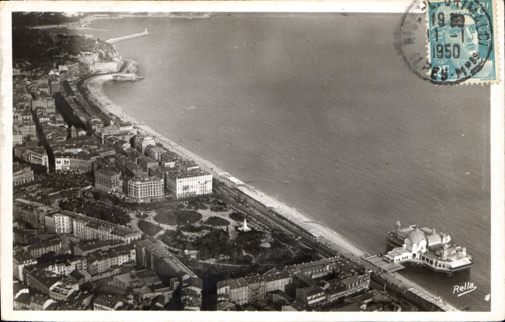 CPA Nice Le Casino de la Jetee les Jardins Albert Ier le quai des Etats Unis
