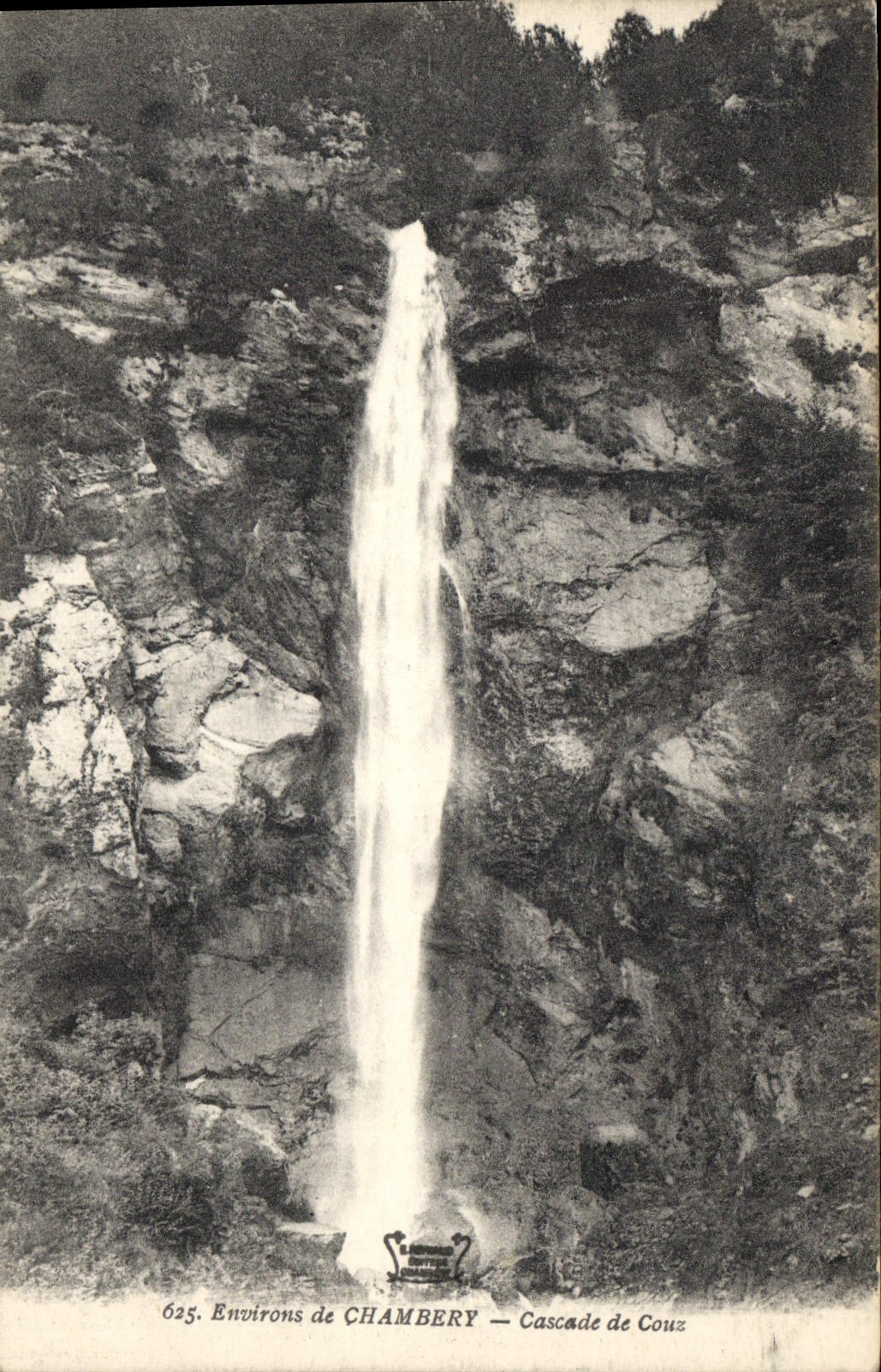 CPA Environs de Chambery Cascade de Coux