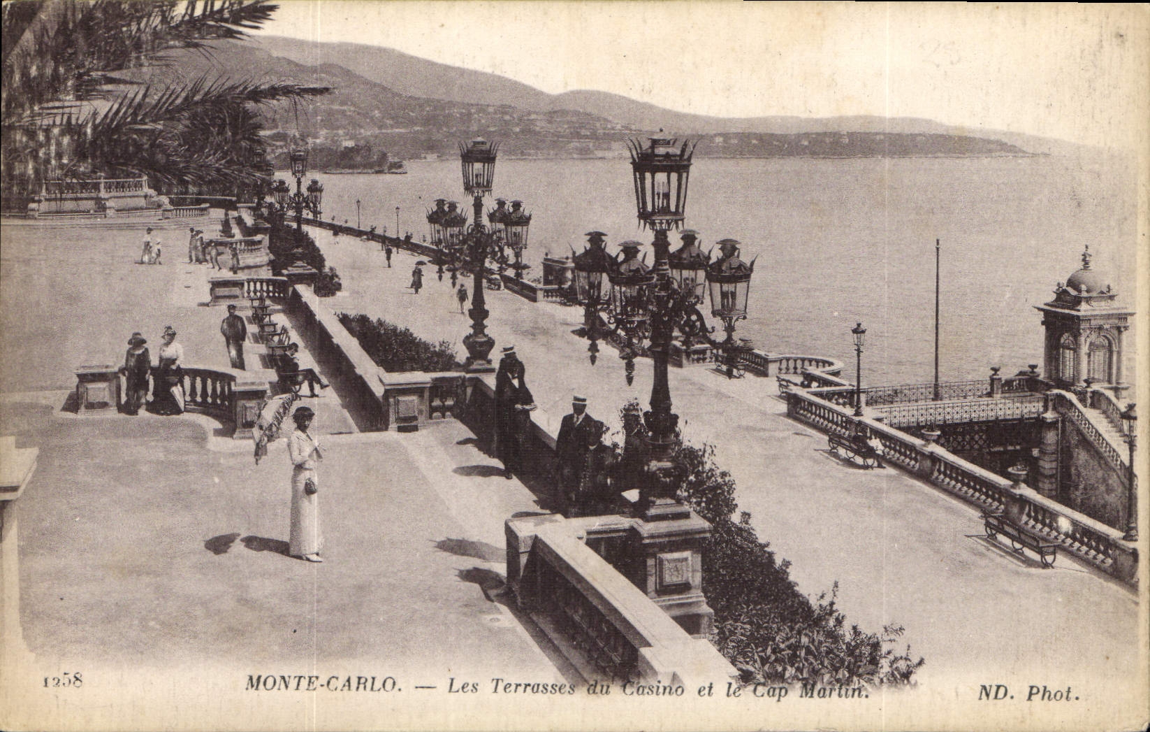 CPA Monte Carlo les Terrasses du Casino et le Cap Martin 