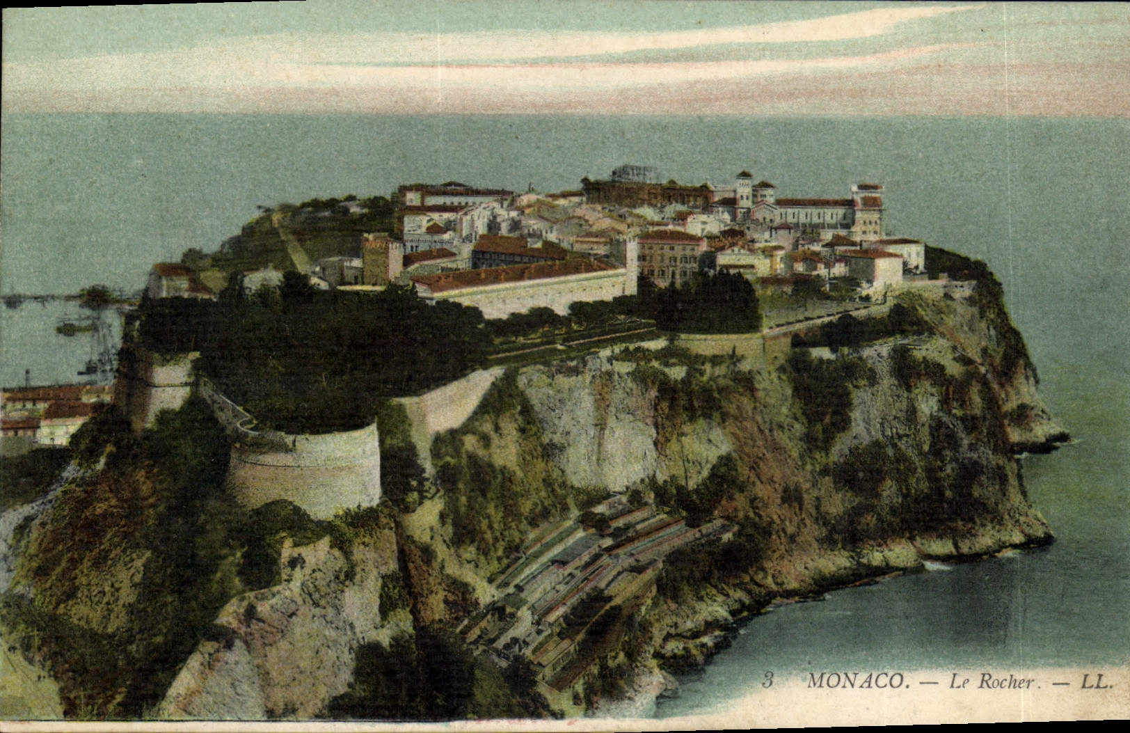 CPA Monaco le Rocher 